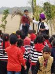 kids having fun in picnic